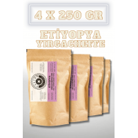 Castro Etiyopya Yirgacheffe Nitelikli  Kahve 1000 Gr.(4x250Gr)