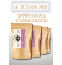 Castro Etiyopya Yirgacheffe Nitelikli  Kahve 1000 Gr.(4x250Gr)