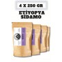 Castro Etiyopya Sidamo Gr4  Kahve 1000 Gr. (4x250 Gr)